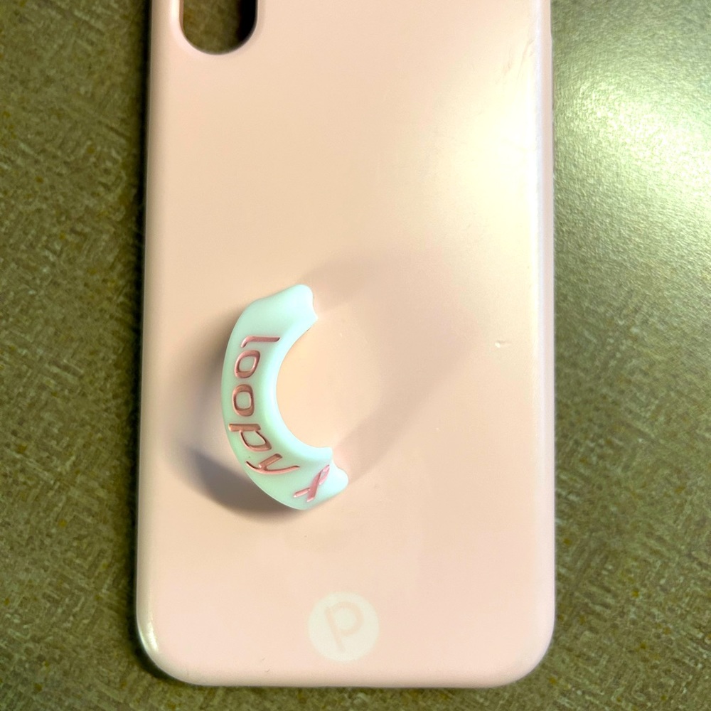 Loopy breast cancer pink case